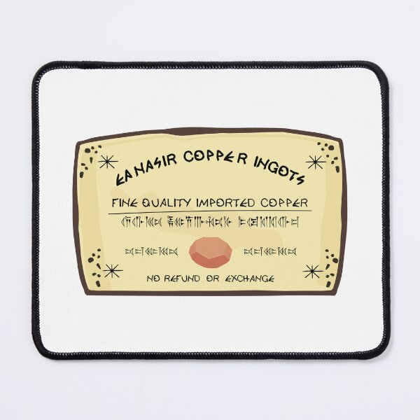 Item preview, EA Nasir Best Copper Merchant Mesopotamia Business Card designed and sold by alltheprints.