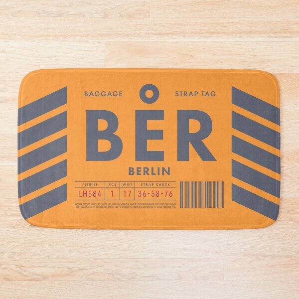 Item preview, Luggage Tag D - BER Berlin Germany designed and sold by VoodooCircus.