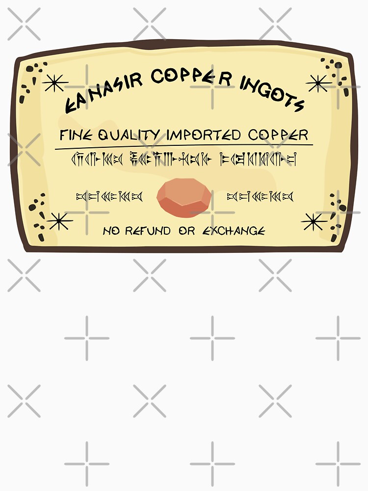 "EA Nasir Best Copper Merchant Mesopotamia Business Card" Tshirt for