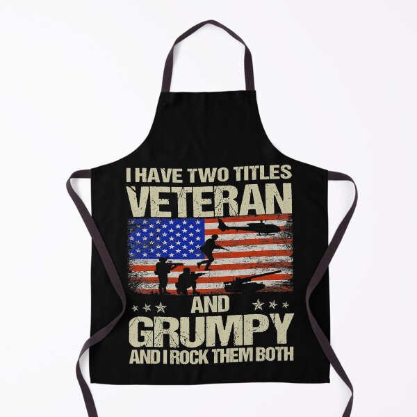 Item preview, I Have Two Titles Veteran And Grumpy And I Rock Them Both designed and sold by Xtjjae.