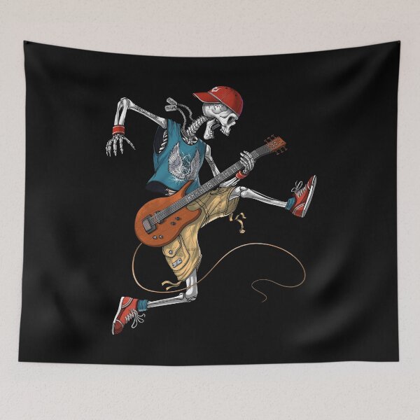 Item preview, Skeleton Metal Guitarist designed and sold by underheaven.