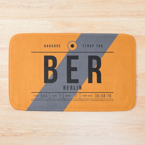 Item preview, Luggage Tag E - BER Berlin Germany designed and sold by VoodooCircus.