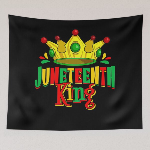 Item preview, Juneteenth King Men Boy Afro African American June 19 designed and sold by quickydfbv46.