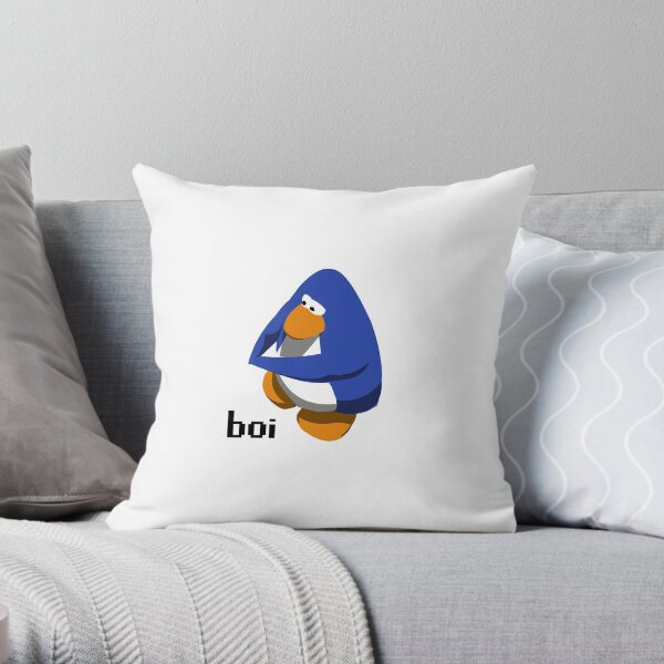 Club Penguin BOI Throw Pillow