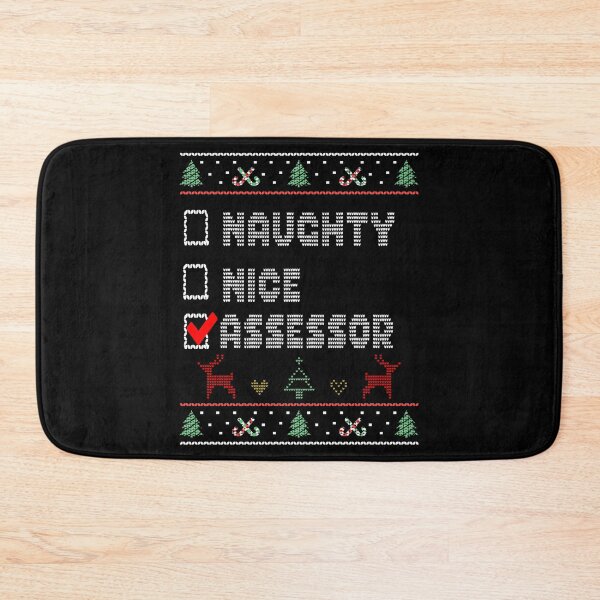 Item preview, Naughty Nice Assessor, Matching Christmas Group Pajama design designed and sold by Merchking1.