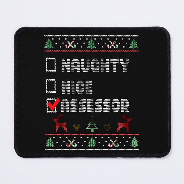 Item preview, Naughty Nice Assessor, Matching Christmas Group Pajama design designed and sold by Merchking1.