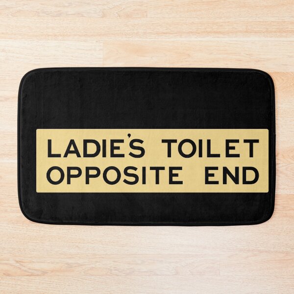 Item preview, Ladie's toilet opposite end designed and sold by Green-over-red.
