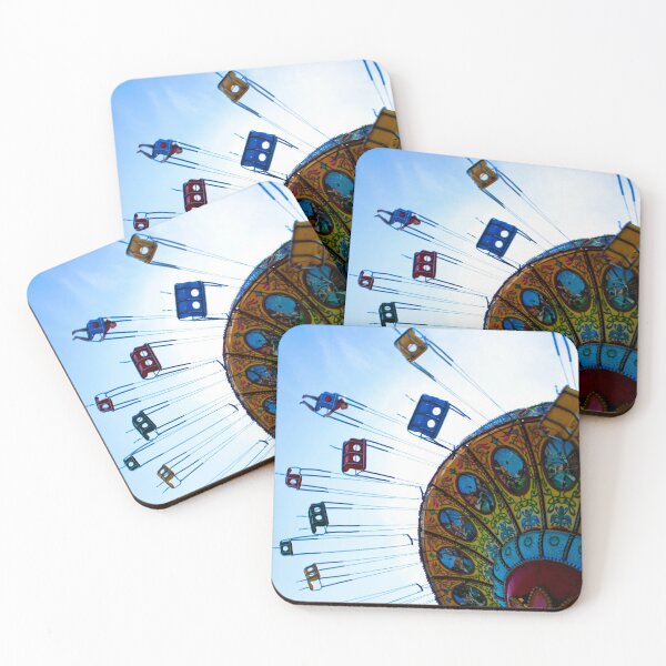 Item preview, Colorful Summer Amusement Ride  designed and sold by Hena Tayeb.