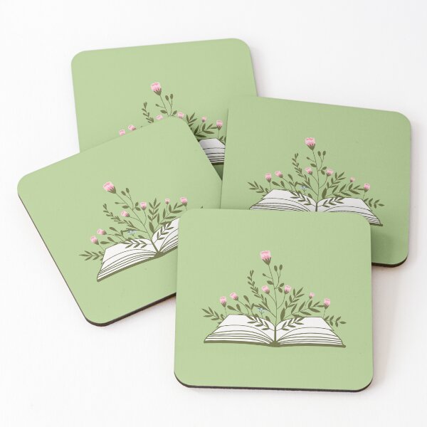 Item preview, Flowers Growing From Green Book designed and sold by fatydesignspace.