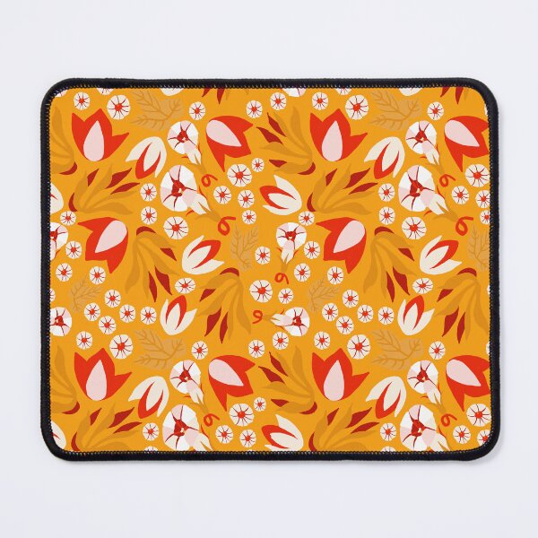 Artikelvorschau, Waldblumen Orange entworfen und verkauft von Kath Wyer.