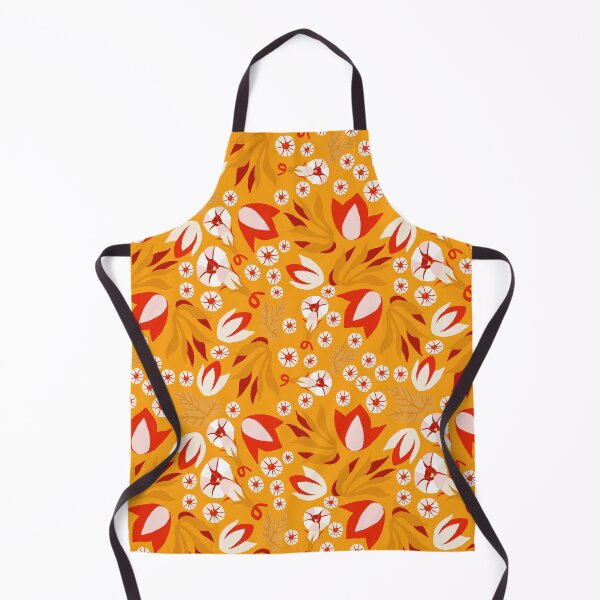 Artikelvorschau, Waldblumen Orange entworfen und verkauft von Kath Wyer.