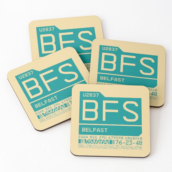Item preview, Luggage Tag C - BFS Belfast Northern Ireland designed and sold by VoodooCircus.