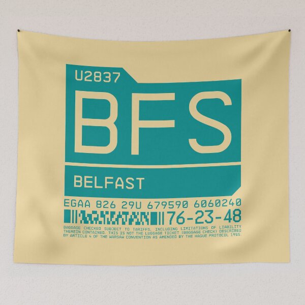 Item preview, Luggage Tag C - BFS Belfast Northern Ireland designed and sold by VoodooCircus.