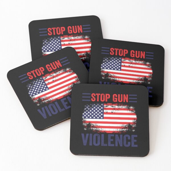 Item preview, Vintage Funny Stop Gun Violence Flag US designed and sold by JamauDS.