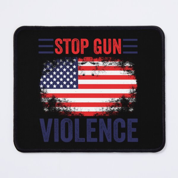Item preview, Vintage Funny Stop Gun Violence Flag US designed and sold by JamauDS.
