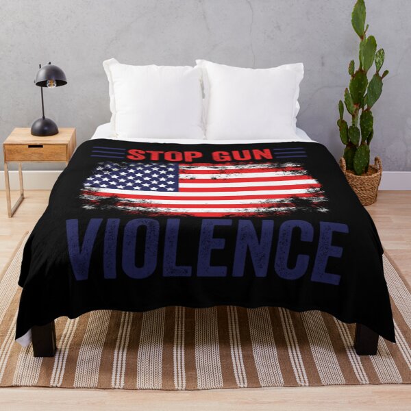 Item preview, Vintage Funny Stop Gun Violence Flag US designed and sold by JamauDS.