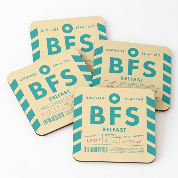 Item preview, Luggage Tag D - BFS Belfast Northern Ireland designed and sold by VoodooCircus.