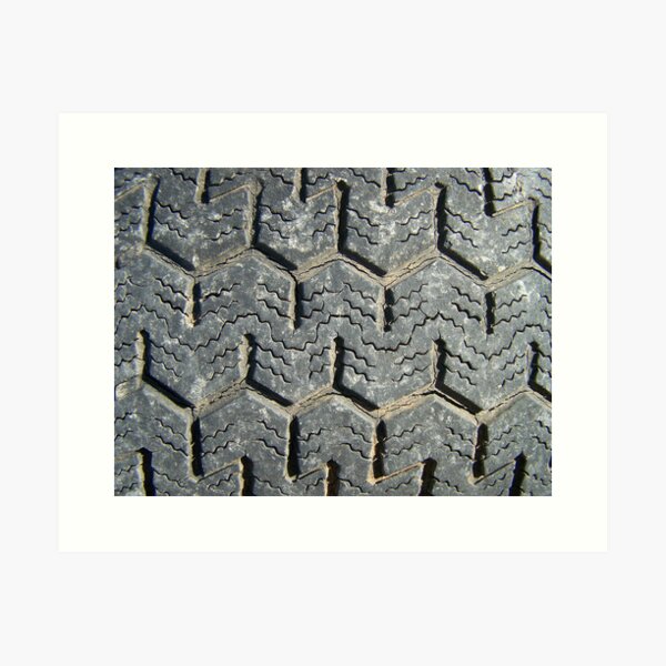 This Tired Tyre Has Retired! Art Print