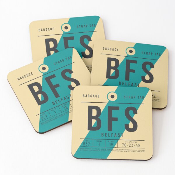 Item preview, Luggage Tag E - BFS Belfast Northern Ireland designed and sold by VoodooCircus.