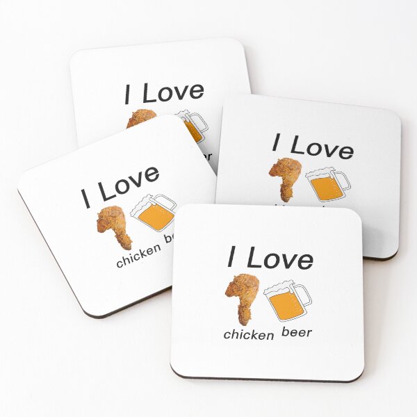 Item preview, i love chicken beer designed and sold by crazyhome.