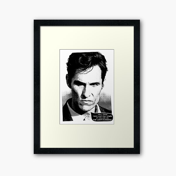 True Detective - The light's winning Framed Art Print