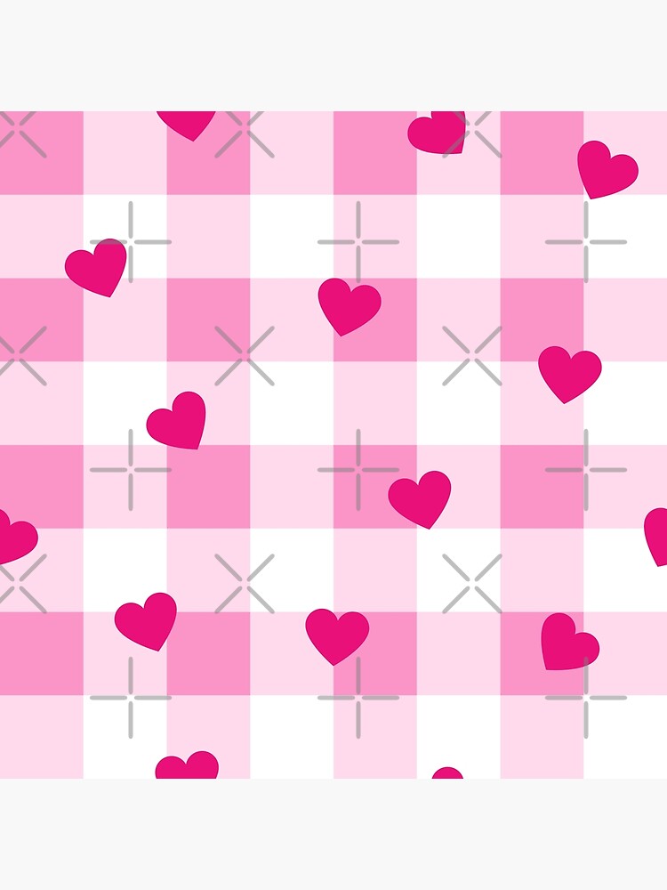 Poster Pink Plaid 