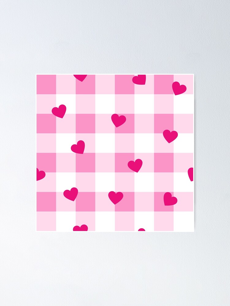 Poster Pink Plaid 