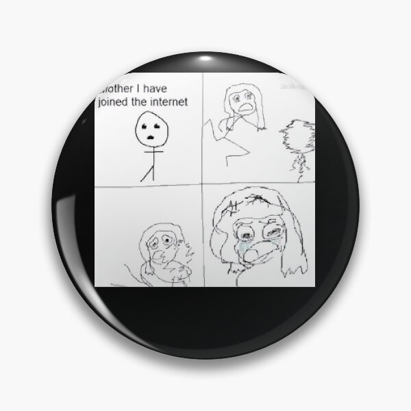 Item preview, He Has Joined The Internet  Print designed and sold by braziewohly.
