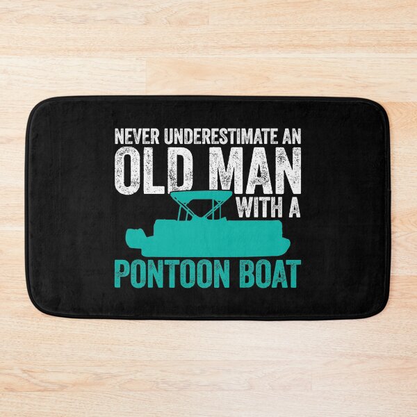 Item preview, Never Underestimate An Old Man With A Pontoon Boat Funny Boating designed and sold by ujgbnx.
