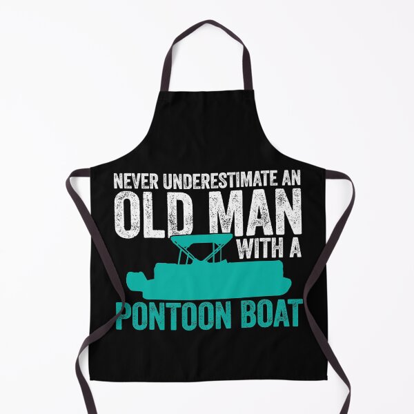 Item preview, Never Underestimate An Old Man With A Pontoon Boat Funny Boating designed and sold by ujgbnx.