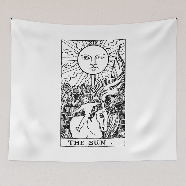 Item preview, The Sun Tarot Card designed and sold by Happy Puppy Print On Demand.