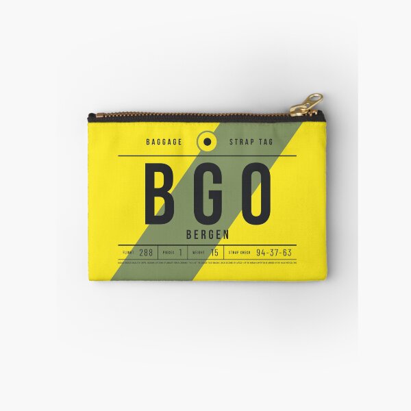 Item preview, Luggage Tag E - BGO Bergen Norway designed and sold by VoodooCircus.