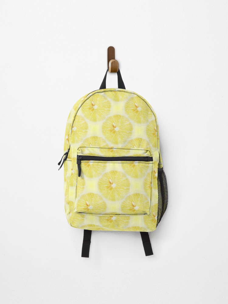 Thumbnail 1 of 3, Backpack, Lemon Pattern designed and sold by AlexaZari.