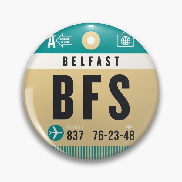 Item preview, Luggage Tag A - BFS Belfast Northern Ireland designed and sold by VoodooCircus.