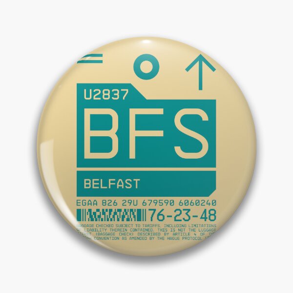 Item preview, Luggage Tag C - BFS Belfast Northern Ireland designed and sold by VoodooCircus.