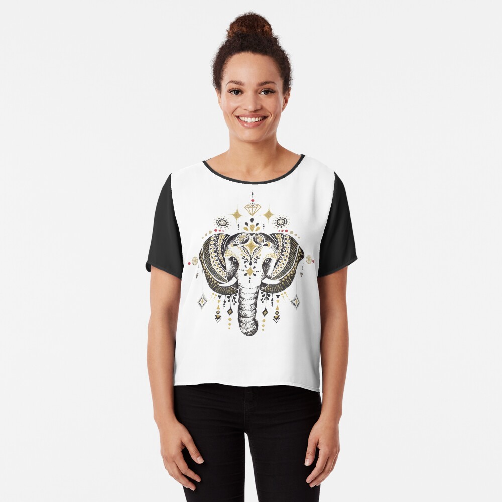 Bohemian Elephant Blusa