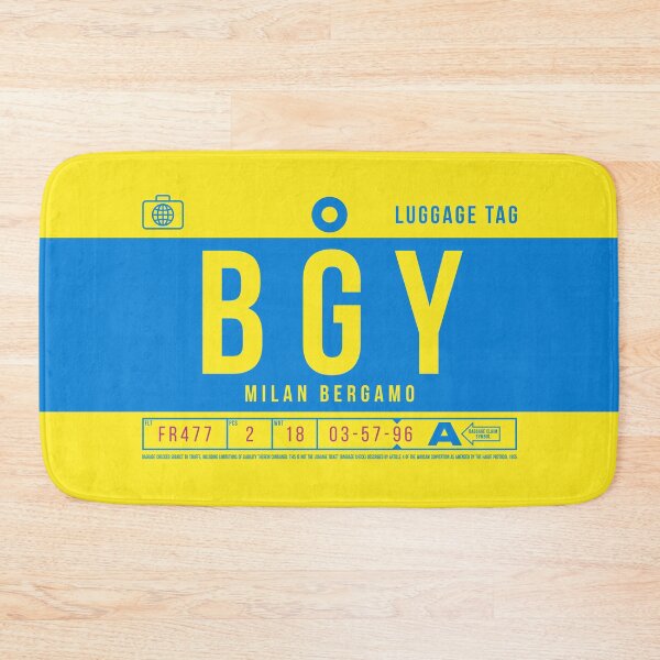 Item preview, Luggage Tag B - BGY Milan Bergamo Italy designed and sold by VoodooCircus.
