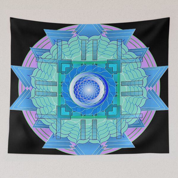 Item preview, Throat Chakra Mandala - Visuddha designed and sold by mimulux.