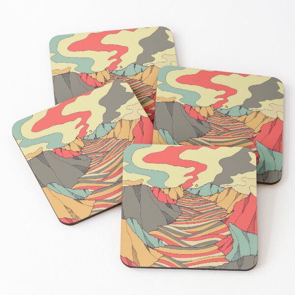 Item preview, Valley waves designed and sold by Swadeillustrations.