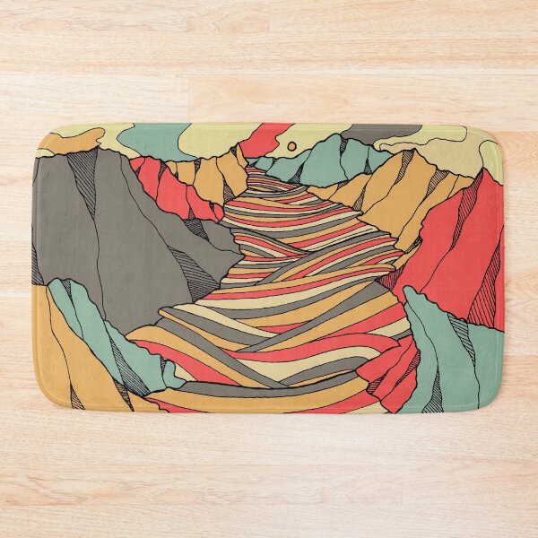 Item preview, Valley waves designed and sold by Swadeillustrations.