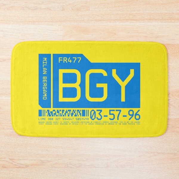 Item preview, Luggage Tag C - BGY Milan Bergamo Italy designed and sold by VoodooCircus.