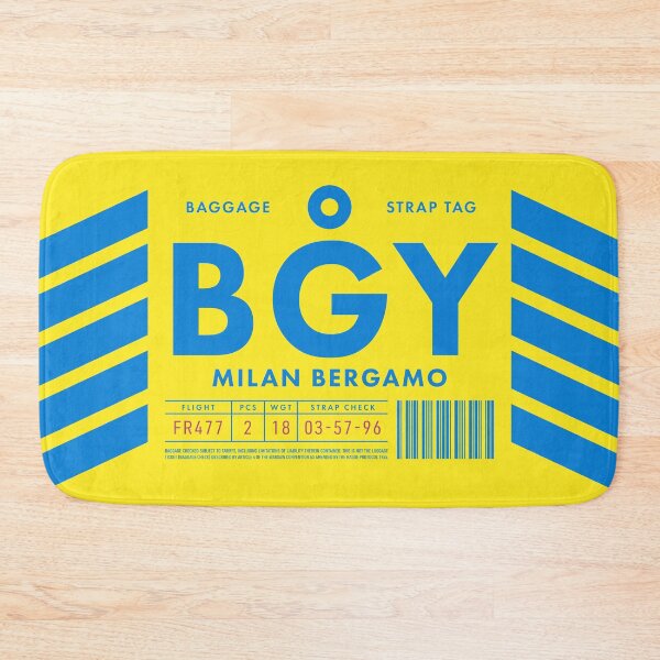 Item preview, Luggage Tag D - BGY Milan Bergamo Italy designed and sold by VoodooCircus.