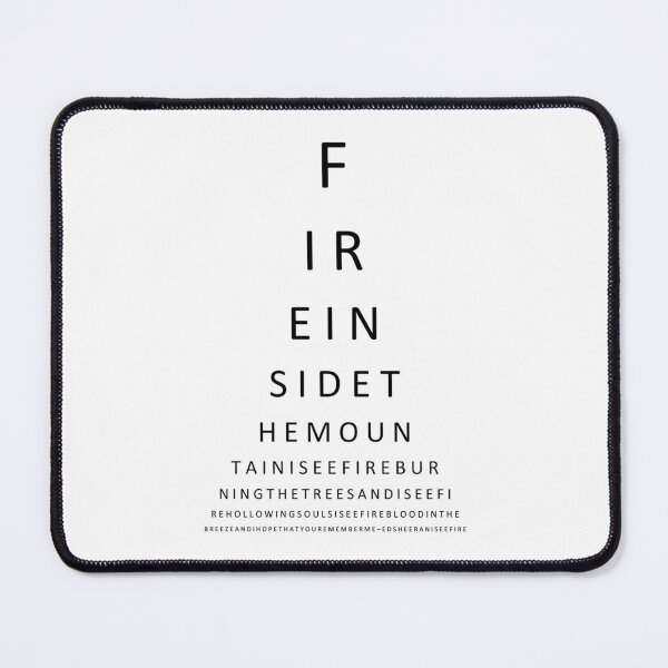 Item preview, Sehtest - Ich sehe Feuer   designed and sold by NatalieAmelia.