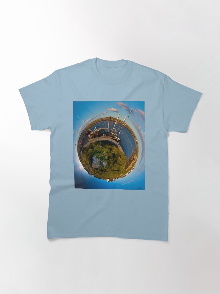 Alternate view of Fishing Boat, Killeany Pier, Inishmore, Aran Islands Classic T-Shirt