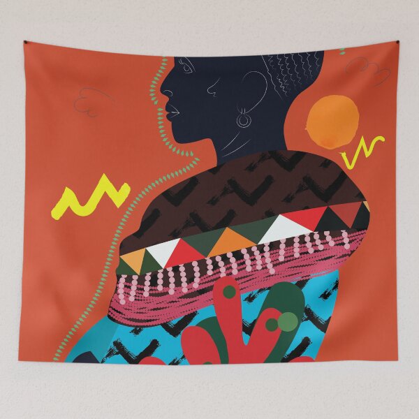 Item preview, African Masia woman in ancient clothes and jewellery.  designed and sold by KARTICK DUTTA.