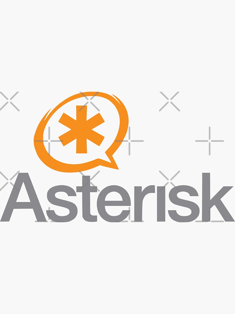 Thumbnail 3 of 3, Sticker, asterisk voip designed and sold by yourgeekside.