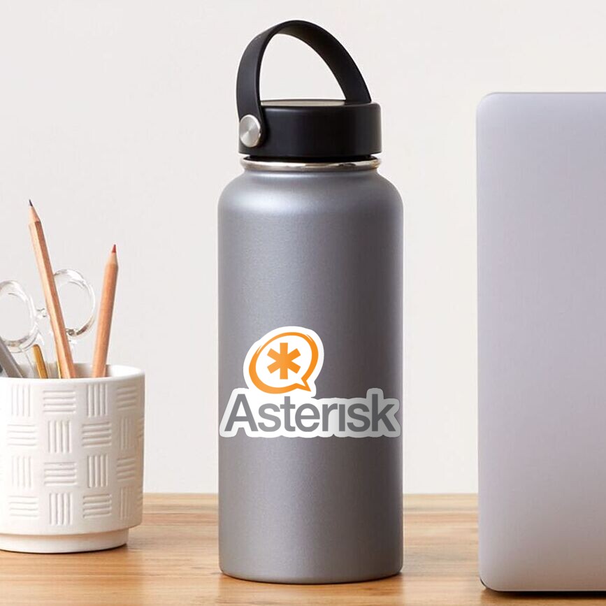 asterisk voip Pegatina