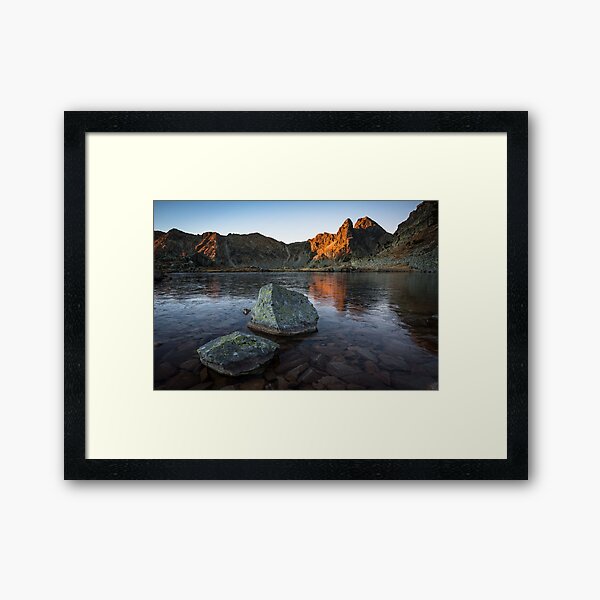 Morning At The Lake Framed Art Print