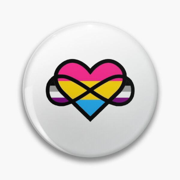 Item preview, Pan Ace Infinity Heart designed and sold by UnicornPeeps.