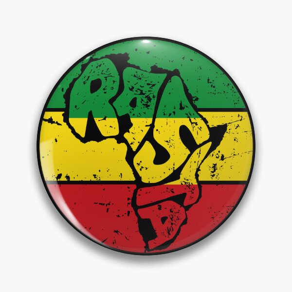 Artikelvorschau, Bunte Afrika-Kontinent Rasta-Flagge beunruhigt entworfen und verkauft von designandclouds.